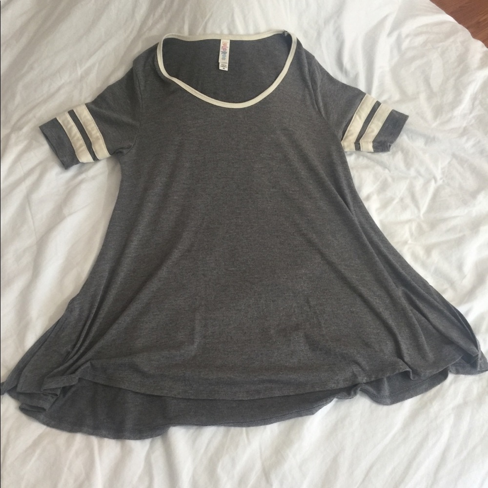 Gray Lularoe tunic top